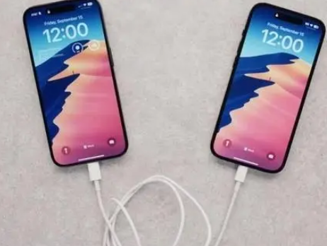 海北苹果15维修店分享iPhone15可以给安卓充电吗 